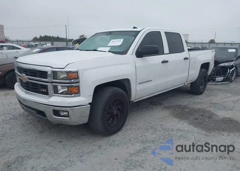 2014 Chevrolet Silverado K1500 Lt z USA, uszkodzony, nr VIN 3GCUKREC4EG137917